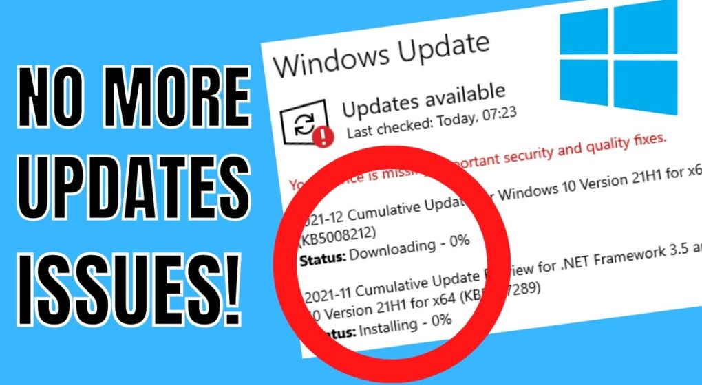 How to Fix Windows Update Stuck at 0%