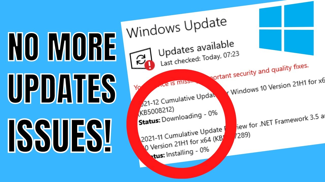 How to Fix Windows Update Stuck at 0%