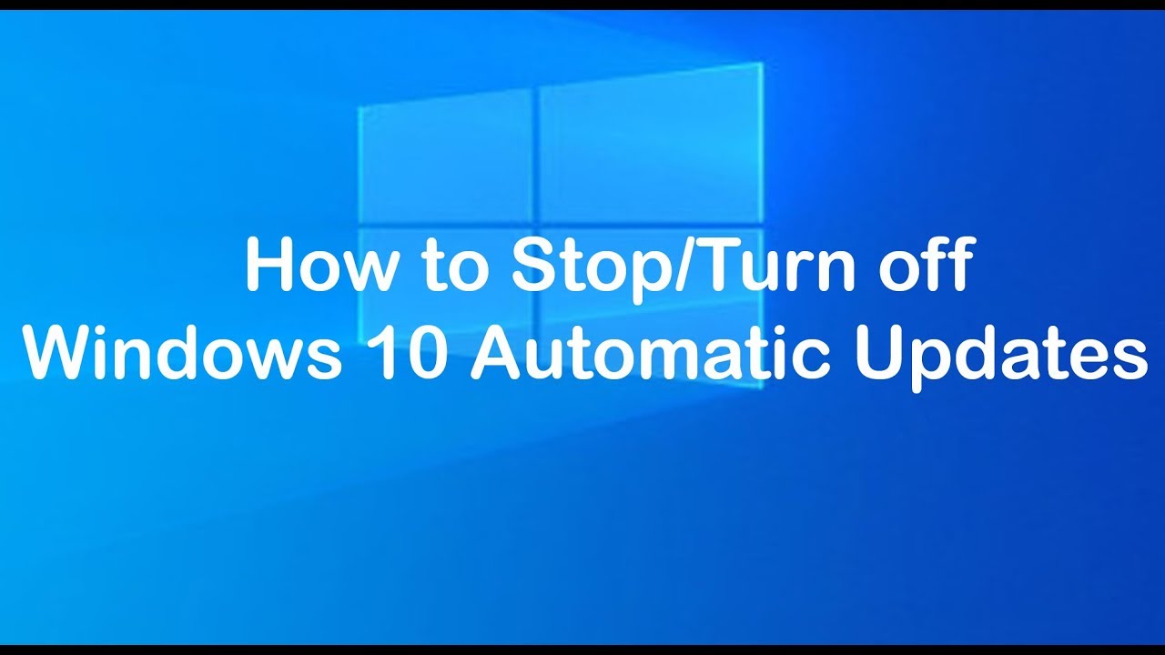 How to Block Windows Updates