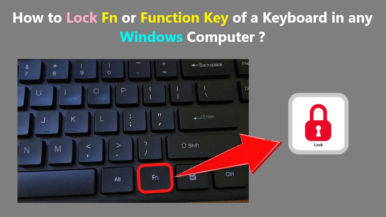 How to Use Fn lock on your laptop keyboard